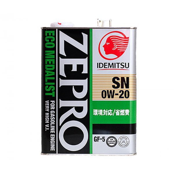 Масло моторное Idemitsu Zepro Eco Medalist 0W20 SN/GF-5  4