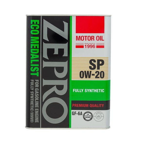 Масло моторное Zepro Eco Medalist 0W20 SP/GF-6A 4