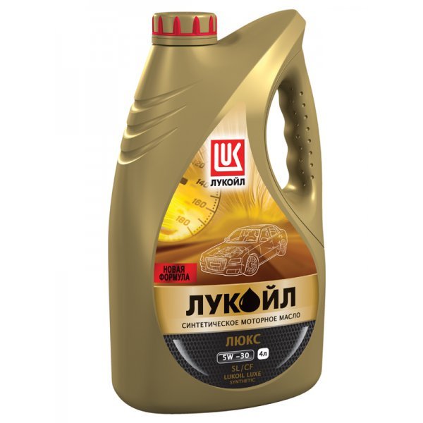 Масло моторное Лукойл Люкс 5W30 Синтетика SL/CF Россия 4