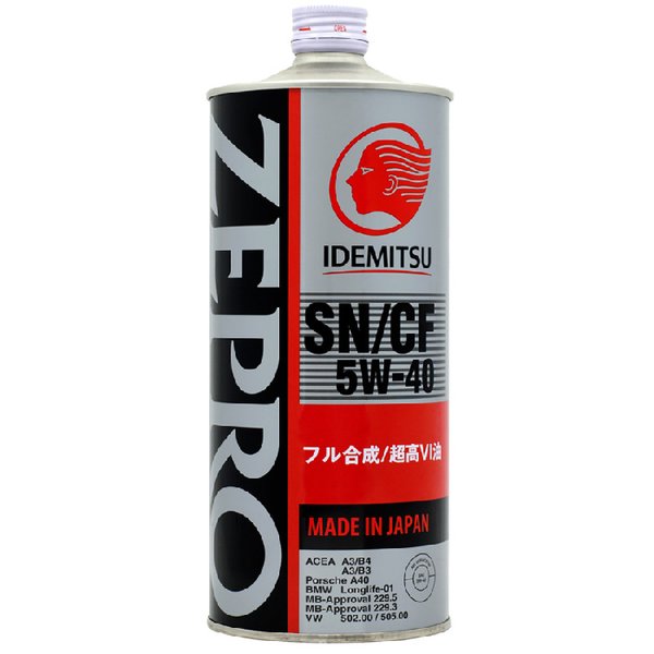 Масло моторное Idemitsu Zepro Euro Spec 5W40 SN/CF  1