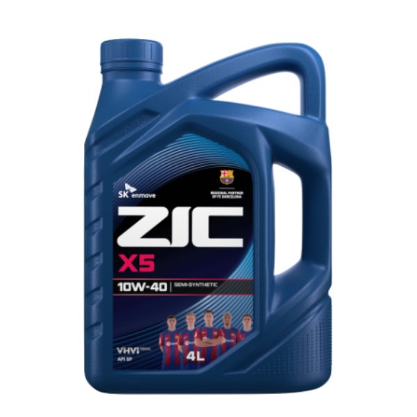 Масло моторное Zic X5 10W40 4 Корея