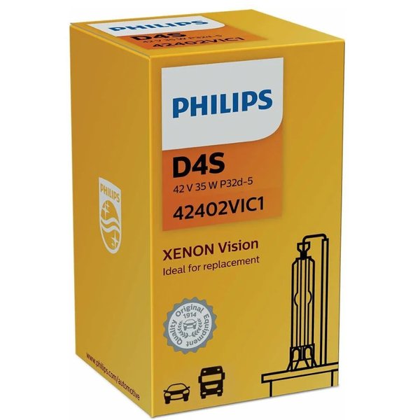 Лампа D4S Philips 4300K 35W Vision Германия