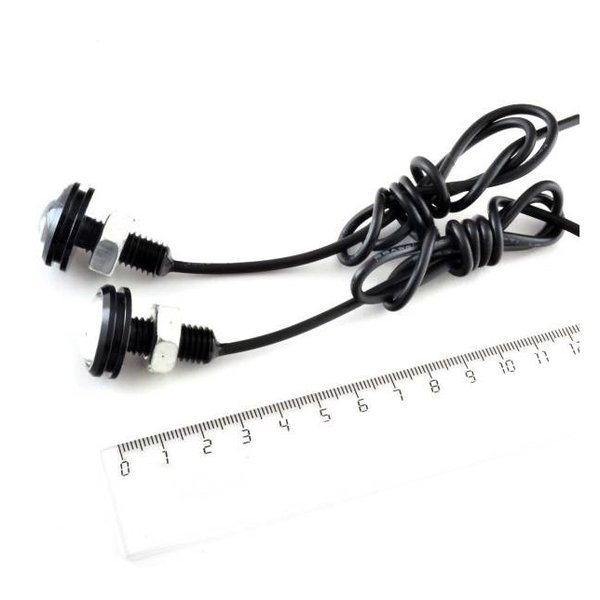 Дневные ходовые огни  SKYWAY  12V 1 сверхмощный диод 1.5 W