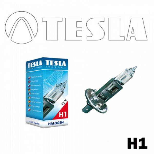 Лампа  H1 Tesla 12V 55W →