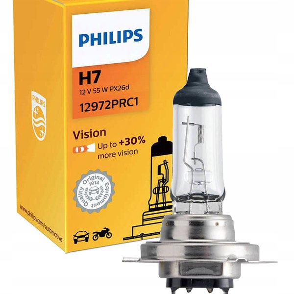 H7 12v 55w px26d отзывы. Лампа автомобильная галогенная Philips Vision +30% 12972prc1 h7 12v 55w px26d 1 шт.. Лампа h7 Philips 12v 55w Vision +30%. Лампа галогеновая h7 12v 55w Philips Vision +30%. Лампа автомобильная галогенная h7 Philips Vision +30% света 12 в, 55 Вт, p-12972prc1.