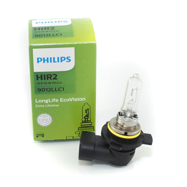 Лампа 9012LLC1/HIR2 Philips  12V 55W PX22 LongLife      