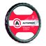 Оплетка M Autoprofi AP-156 D.GY серый (кожа с глянцевой вставкой крокодил)