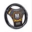 Оплетка M Autoprofi GL-1025 BK.WOOD (гляневая кожа с вставками под пальцы)