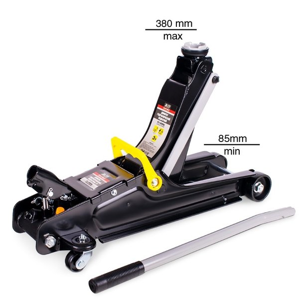 Домкрат подкатной AVS FJ-3000L 85-381мм*