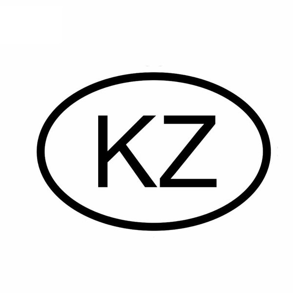 Наклейка овальная KZ 