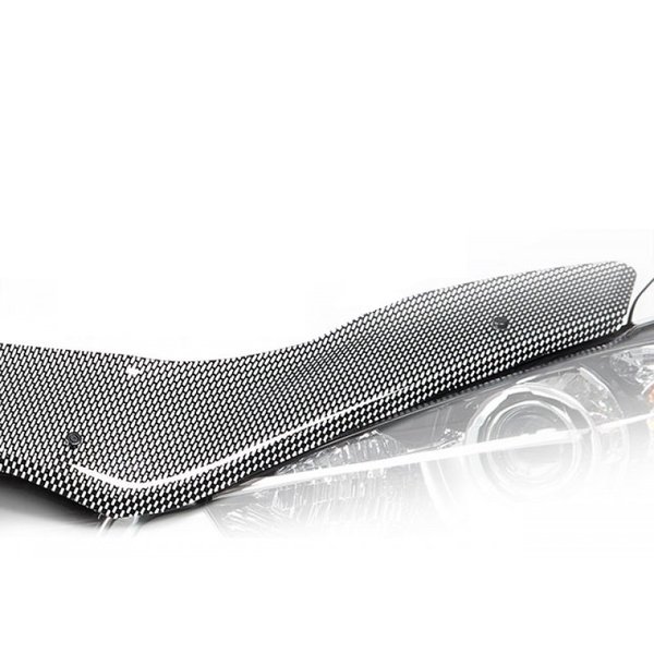 Дефлектор капота Honda Fit 2014 Шелкография черная