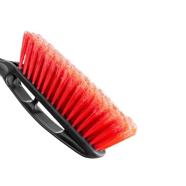 Щетка для снега мягкая ручка, распушенная щетина XL 90-120см AVS SB-6333