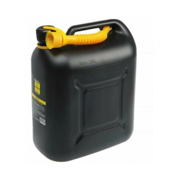Канистра 20л.  пластик черная (подходит для дизельного топлива) BRUMEX