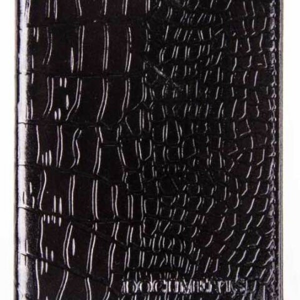Обложка для документов крокодил Черные 160601