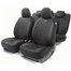 ALC-1505 BK/GY Чехлы автомобильные Alcantara 15пр 4 мол черн./серый
