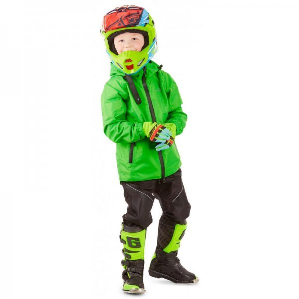 Детский комплект дождевой (куртка, брюки) EVO Kids GREEN мембрана (р.116-122) Dragonfly