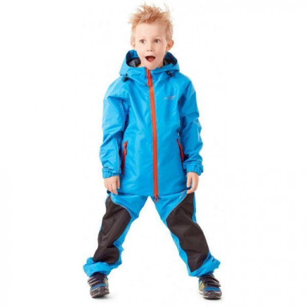 Детский комплект дождевой (куртка, брюки) EVO Kids BLUE мембрана (р.128-134) Dragonfly