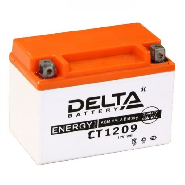 Аккумулятор мото Delta СТ 1209 9 А/ч R