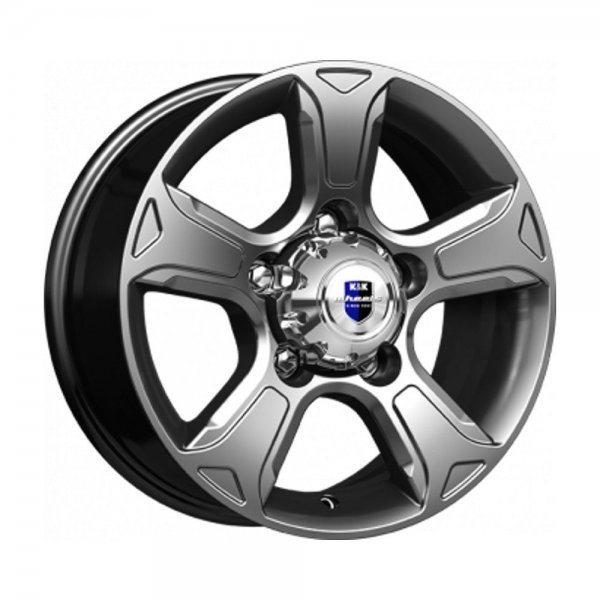 Диск литой 16*7 5*139,7 ET35 108,5 Атлант Дарк платинум КС757-01 КиК
