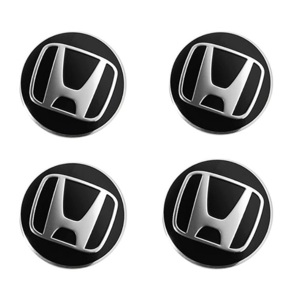 Стикер Honda 56,5 мм черный 4 шт