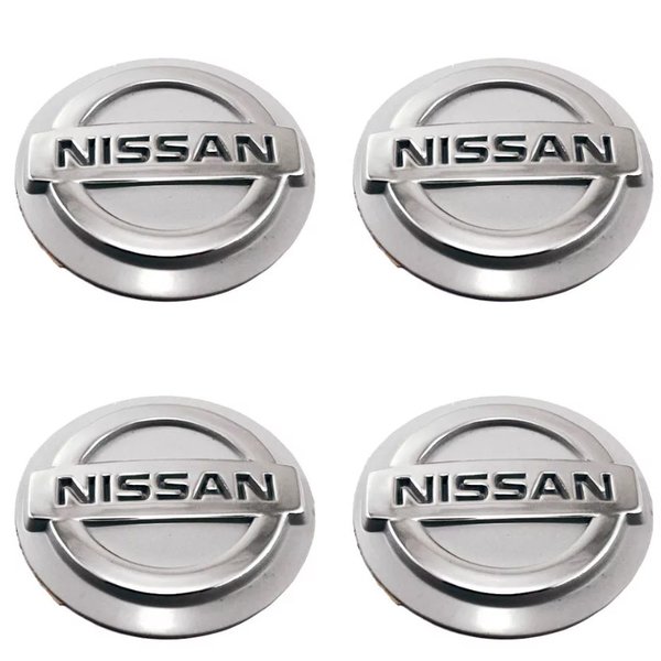 Стикер Nissan 56,5 мм серый 4 шт
