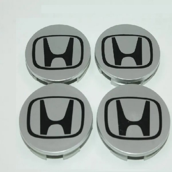 Заглушка диска Honda 69/63 мм серый