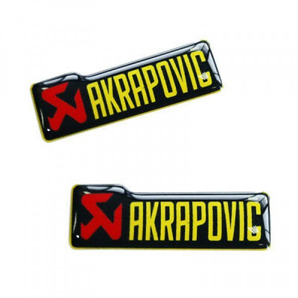 Наклейка 3d AKRAPOVIC (10x2,6) JH102