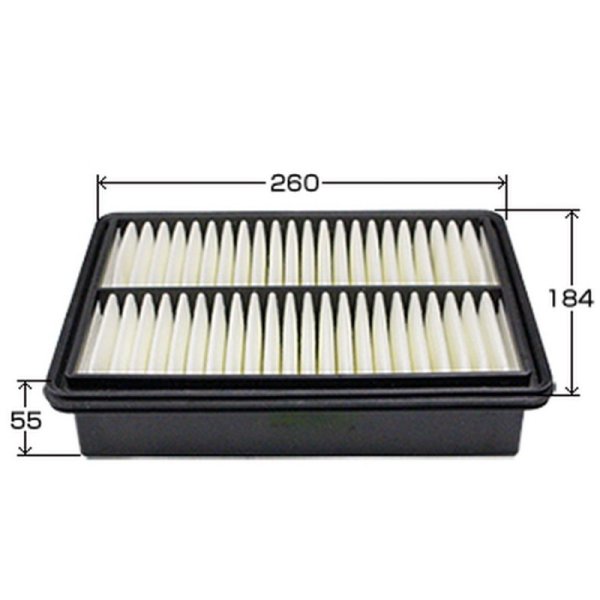 Фильтр воздушный Vic A-487 (PAH9-13-3A0A Оригинал Mazda) Япония 