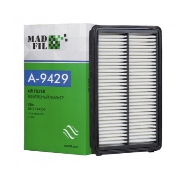 Фильтр воздушный Madfil A-9429 (28113 A9200 Mobis/LA-505 Lynx) 