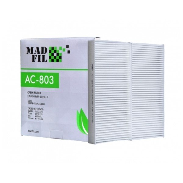 Фильтр салонный Madfil AC-803 (M2 HND10/CU 2327-2 Mann) 