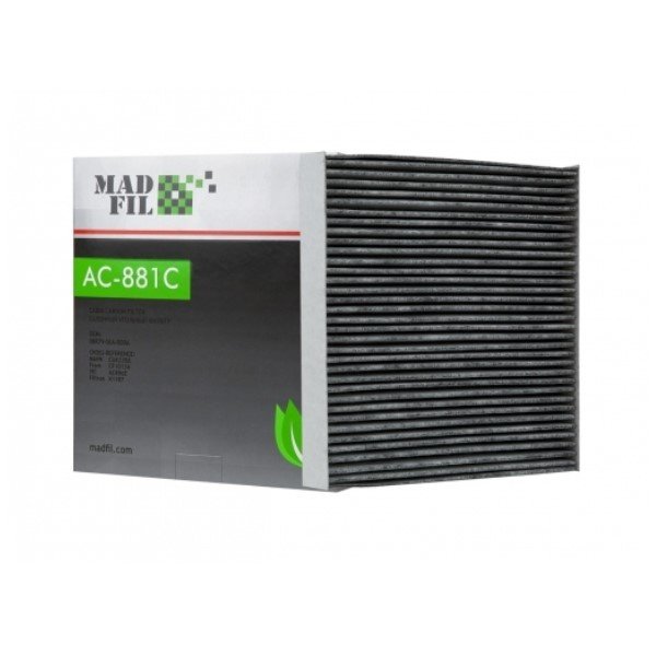 Фильтр салонный Madfil AC-881C угольный (CUK 2358/AC-806C Vic) 