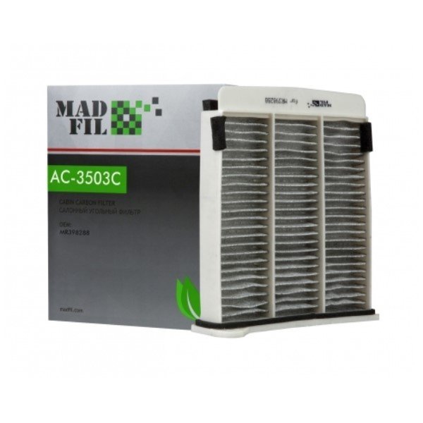 Фильтр салонный Madfil AC-3503C угольный (MTS07K/MR398288/MZ690361/CUK 2231 Mann)