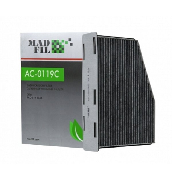 Фильтр салонный Madfil AC-0119C угольный (CUK 2939 Mann) 