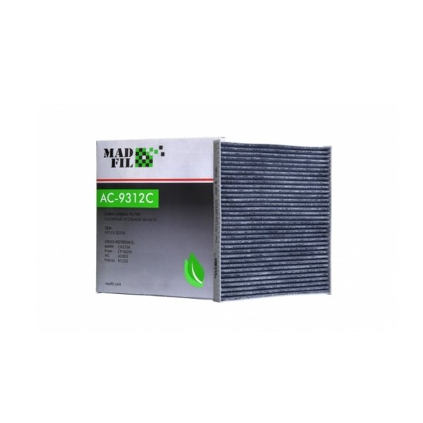 Фильтр салонный Madfil AC-9312C угольный (CUK 2336 Mann/97133 2E210 Mobis)