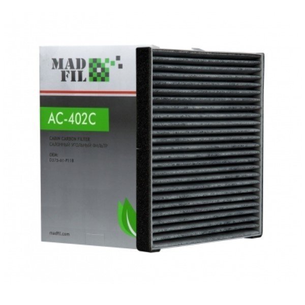 Фильтр салонный Madfil AC-402C угольный (M2 MZD23K/LAC-402C Lynx) 