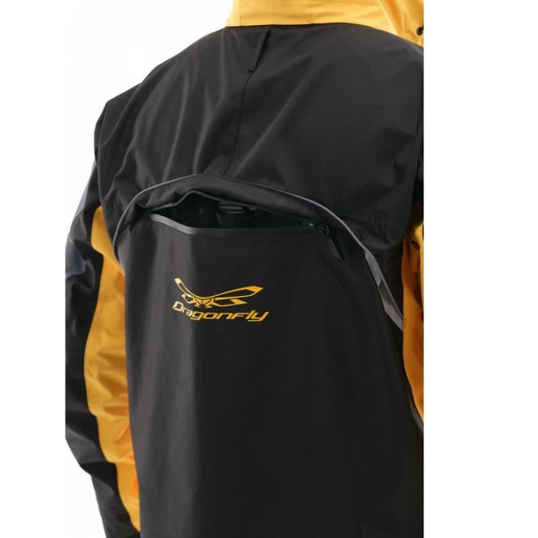Мембранная куртка QUAD PRO BLACK-YELOW 2021 S Dragonfly 
