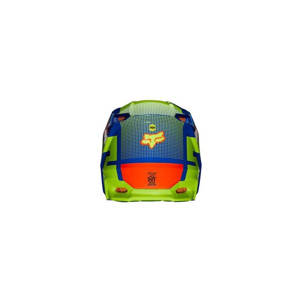 Мотошлем подростковый Fox V1 Oktiv Youth Helmet Blue YS 2021 25878-002-YS