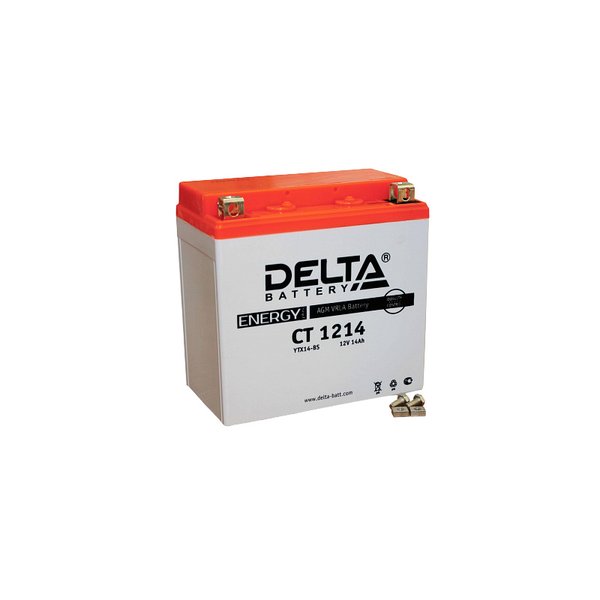 Аккумулятор мото Delta СТ 1214.1 14 А/ч R