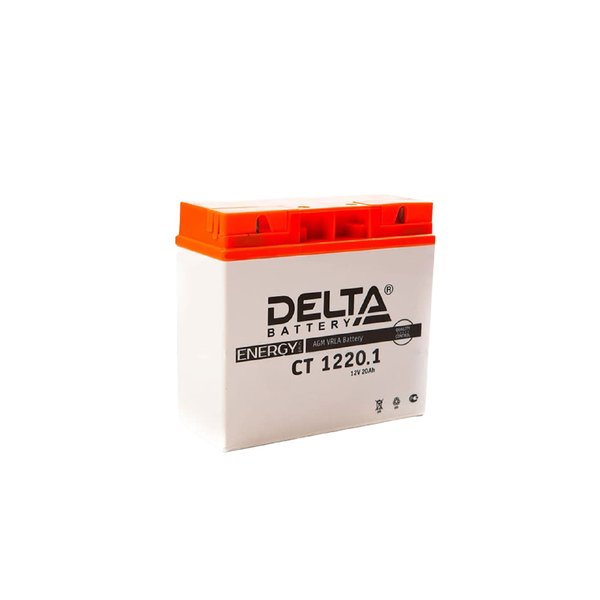 Аккумулятор мото Delta CT 1220.1. 20 А/ч L