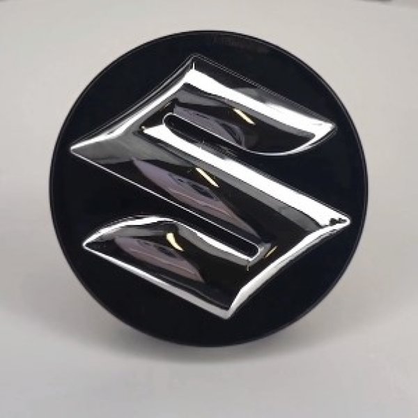 Заглушка диска Suzuki 58мм черный хром
