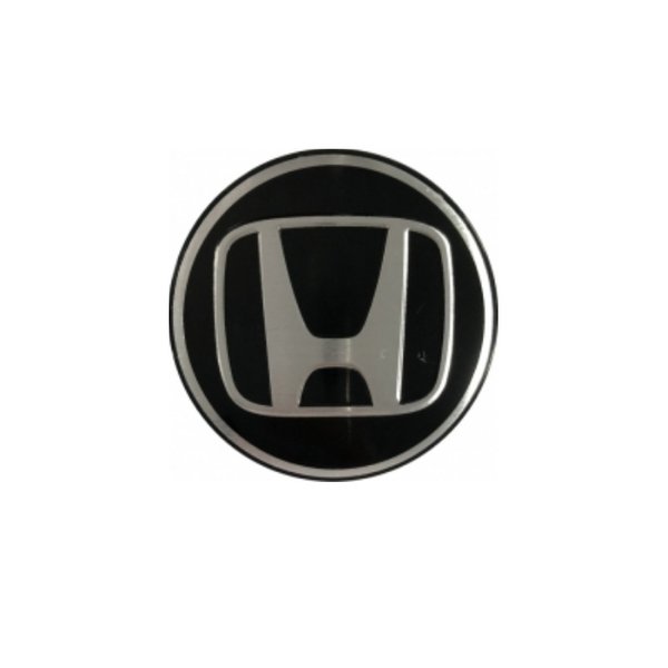 Заглушка диска Honda 58мм черный/хром