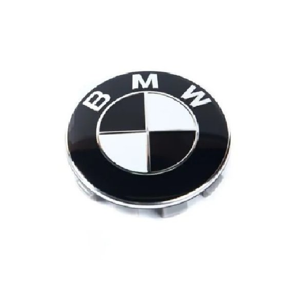 Заглушка диска BMW 66мм черный