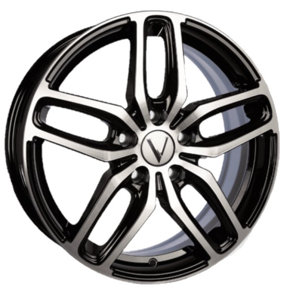 Диск литой 17*6,5 5*114,3 Et40 66,1 B199 Алмаз Черный Вектор