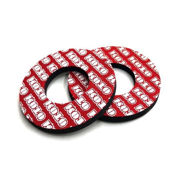 Донаты на грипсы OTOM (55x25x5mm) красные