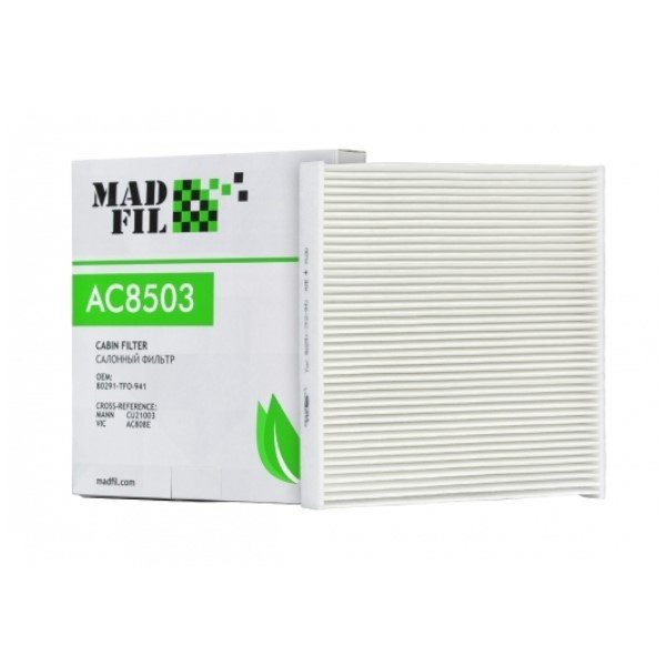 Фильтр салонный Madfil AC-8503 (AC-808E Vic/CU 21003 Mann)