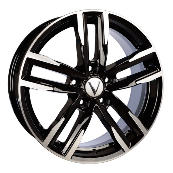 Диск литой 17*7 5*114,3 Et45 67,1 B213 Алмаз Черный Вектор