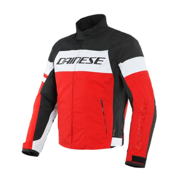 Куртка текстильная Dainese SAETTA D-DRY  White/Lava-Red/Black, (р.52)