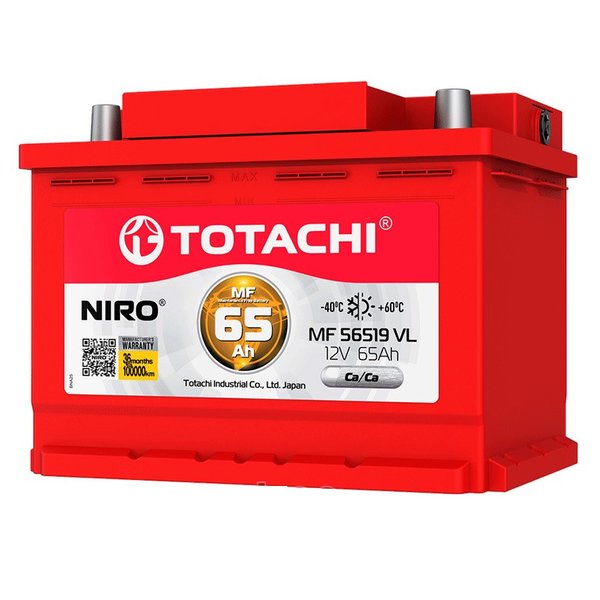 Аккумулятор Totachi Niro MF56519 65 А/ч R
