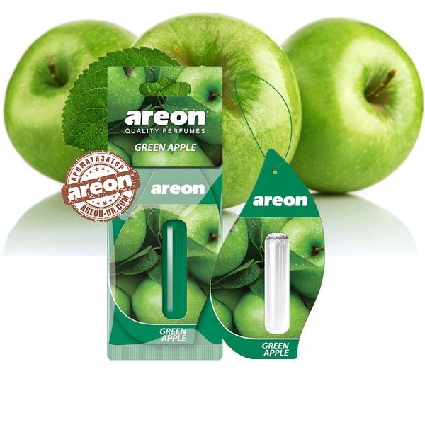 Ароматизатор подвесной гелевый AREON  5мл Green Apple