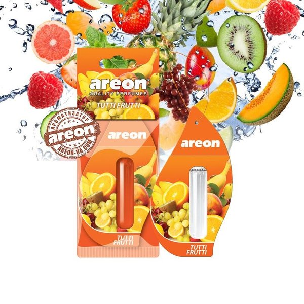 Ароматизатор подвесной гелевый AREON  5млTutti Frutti